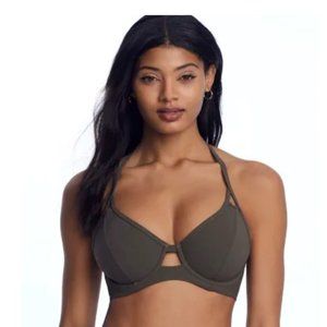 Miss Mandalay Olive Swim Top